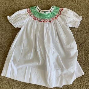 Smocked Christmas Dress